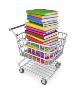 shopping-cart-with-books-dreamstime_xs_23300617